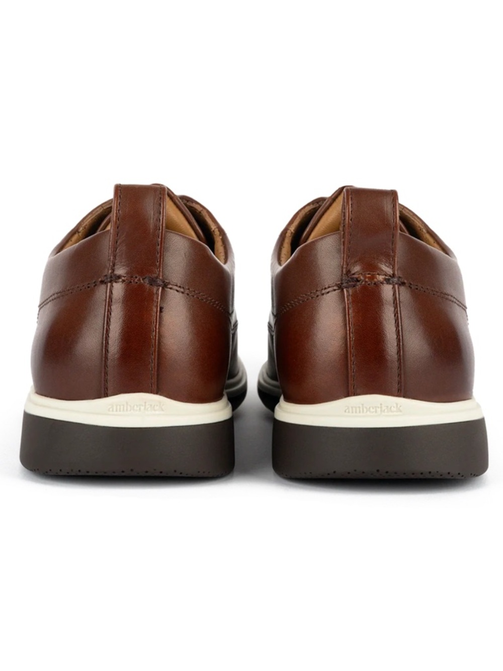 Amberjack The Original Dress Shoes In Coffee Men’s Size 10.5M - Picture 3 of 16